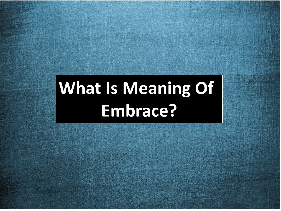 what is the meaning of embrace