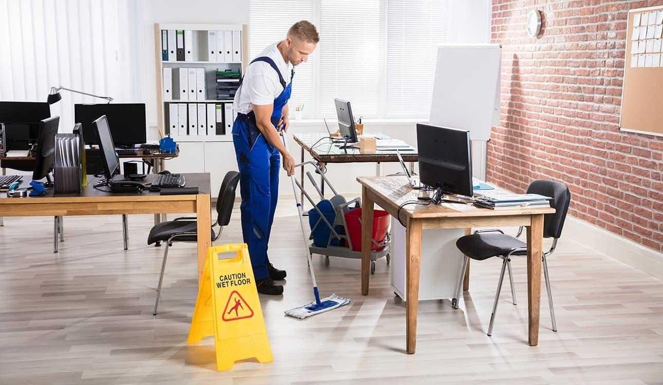 Office cleaning in summer