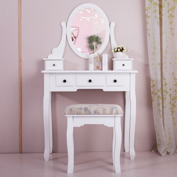 vanity dressing mirror table