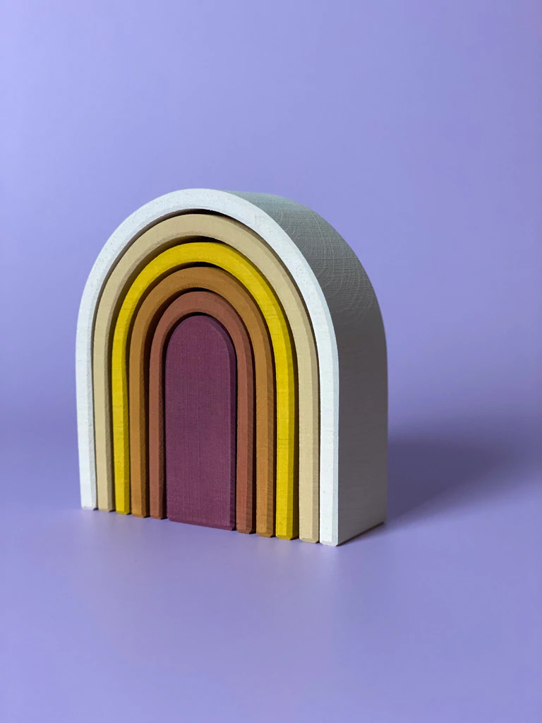 wooden rainbows