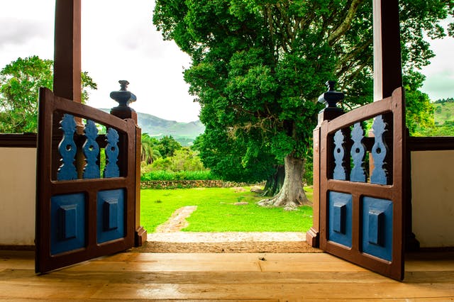 secure backyard