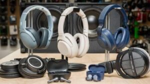 different headphones types