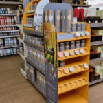 free-standing display units