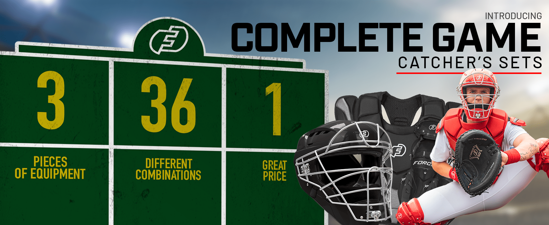 baseball catcher's gear