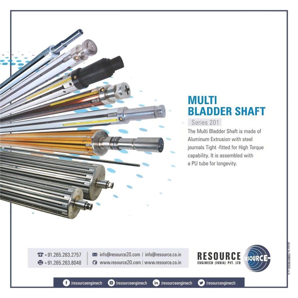 multi-bladder shaft