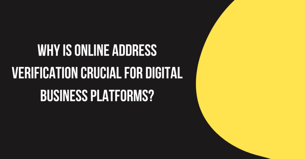 online address verification