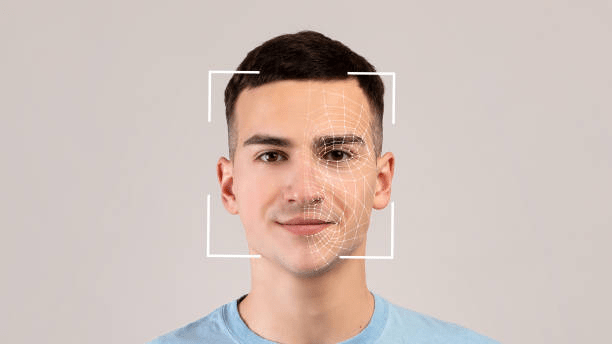 Online facial recognition