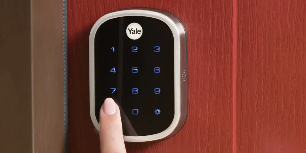 electronic door lock installation