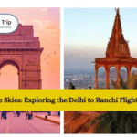 delhi to ranchi flight route