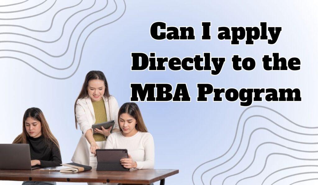 MBA program