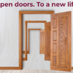 teak wood door