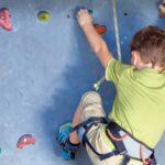 rock climbing wall