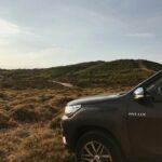 test-driving car