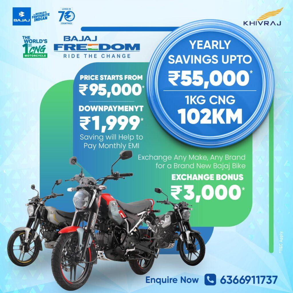 bajaj cng bike