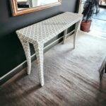 bone inlay console table