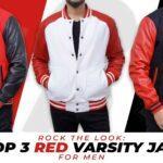 red varsity jacket