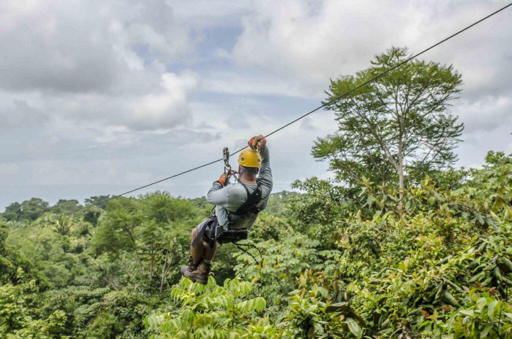zipline and atv