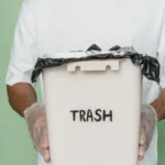 touch-free sanitary bins