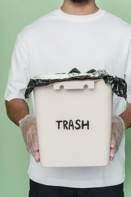 touch-free sanitary bins