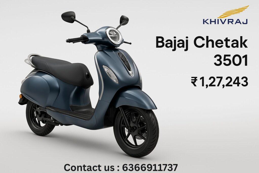 Bajaj Chetak 3501 The Electric Revolution in Your Hands