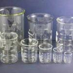 laboratory beakers
